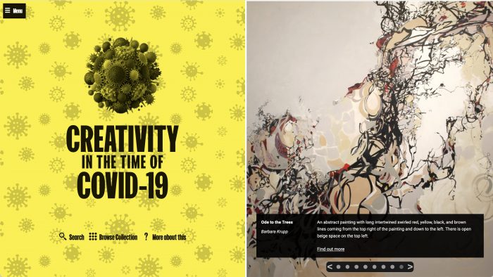 Creativity in the Time of COVID 19 Homepage Image